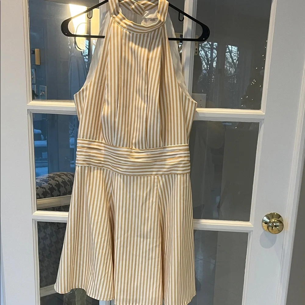 C/MEO Collective Yellow Striped Dress - Picture 3 of 4